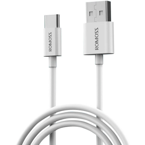 Romoss Distributor - 6973693493692 - ROM53 - Cable Romoss CB308 USB-A/USB-C 3A, 1m (white) - B2B homescreen