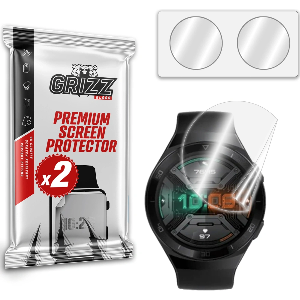Hurtownia GSM - Cserép fólia GrizzGlass CeramicFilm Huawei Watch GT 2e 46mm-hez - GRZ4415 - {ean13} - Hurt