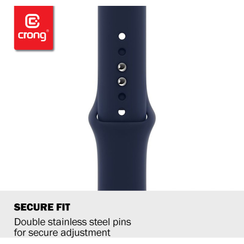 Crong Distributor - 5904310702690 - CRG590 - Crong Liquid Apple Watch 4/5/6/7/SE/8/9 40/41mm Strap (lavender gray) - B2B homescreen