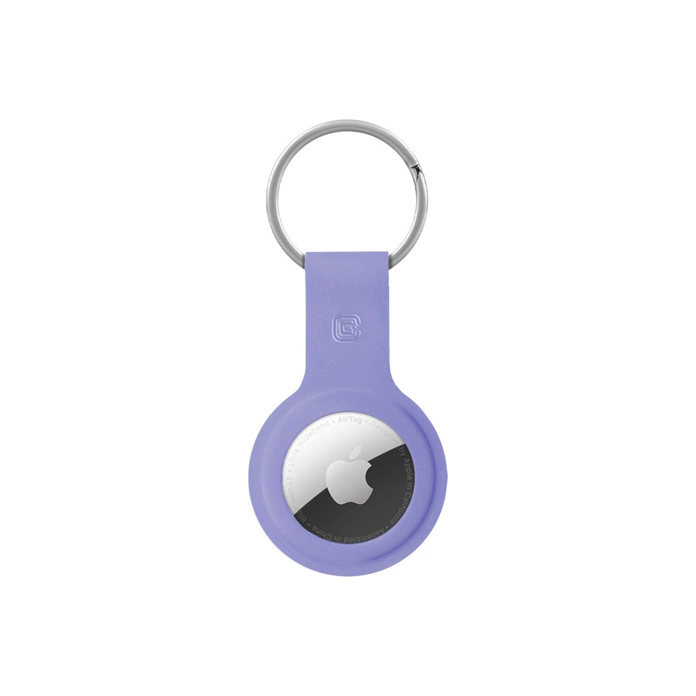 Hurtownia GSM - Brelok Crong silikonový obal s klíčenkou Apple AirTag (fialový) - CRG591 - {ean13} - Hurt