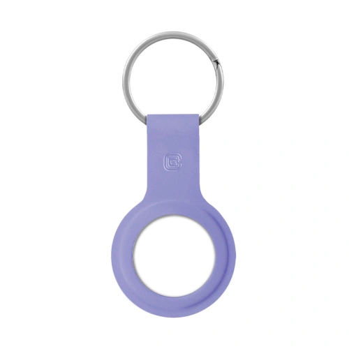 Brelok Crong Silicone Case with Key Ring Apple AirTag (fioletowy)