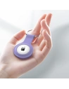 Wholesale Crong Silicone Case with Key Ring Apple AirTag pendant (purple) - CRG591 - {ean13} - Hurt