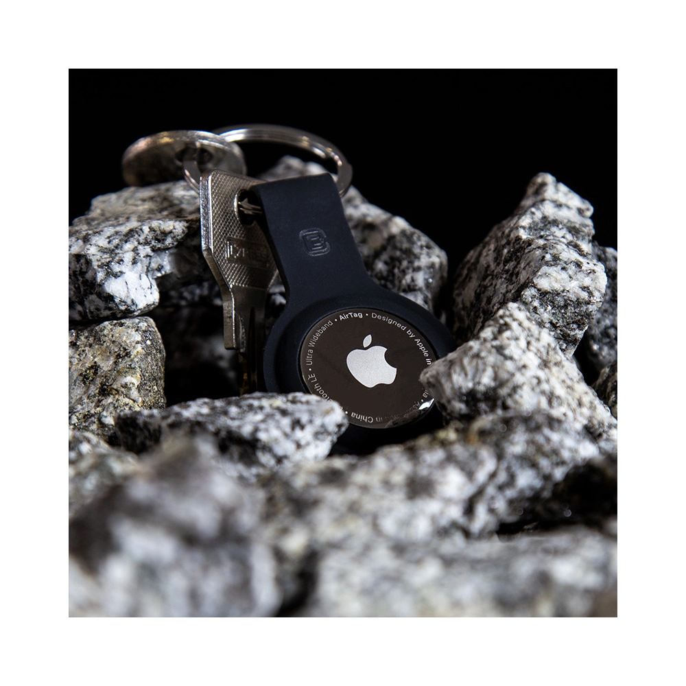 Hurtownia GSM - Brelok Crong Silicone Case with Key Ring Apple AirTag (fioletowy) - CRG591 - {ean13} - Hurt