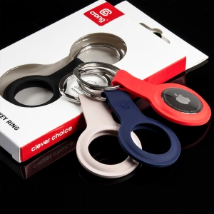 Hurtownia GSM - Brelok Crong Silicone Case with Key Ring Apple AirTag (fioletowy) - CRG591 - {ean13} - Hurt