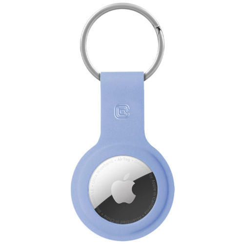 Crong Distributor - 5904310702652 - CRG592 - Crong Silicone Case with Key Ring Apple AirTag pendant (lavender) - B2B homescreen