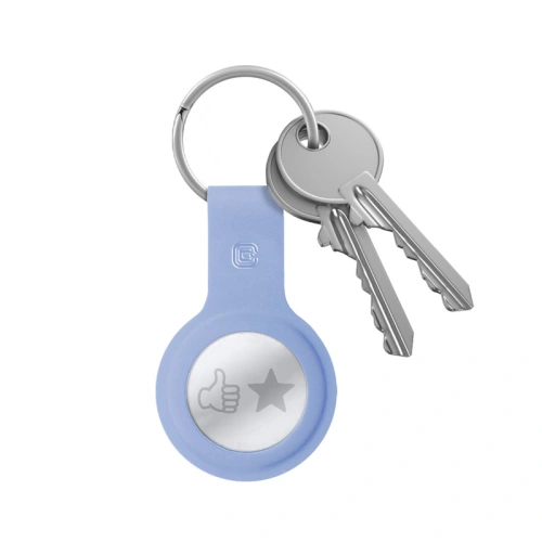 Brelok Crong Silicone Case with Key Ring Apple AirTag (lawendowy)