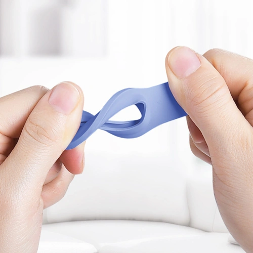 Brelok Crong Silicone Case with Key Ring Apple AirTag (lawendowy)