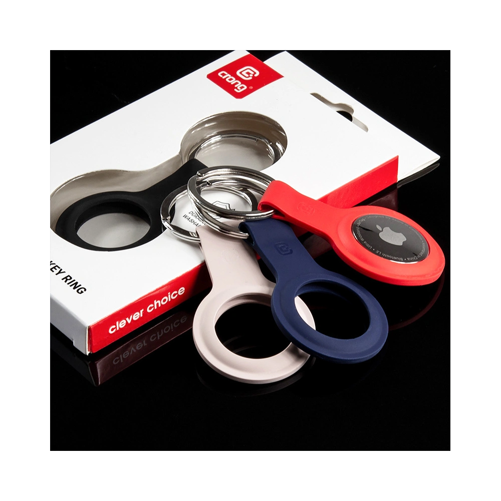 Hurtownia GSM - Brelok Crong Silicone Case with Key Ring Apple AirTag (lawendowy) - CRG592 - {ean13} - Hurt