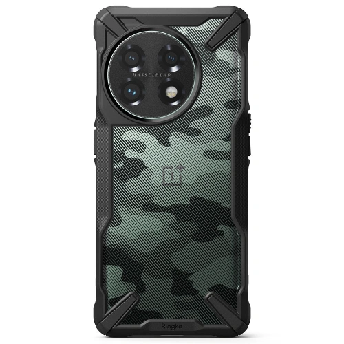 Etui Ringke Fusion-X Design OnePlus 11 5G Camo (Moro) Black