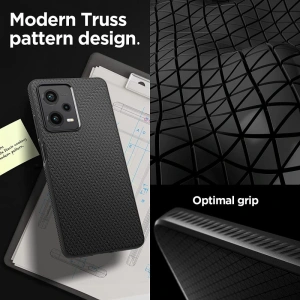 Hurtownia GSM - Spigen Xiaomi Case Liquid Air Redmi Note 12 Pro/POCO X5 Pro 5G Mattschwarz - SPN2828 - {ean13} - Hurt