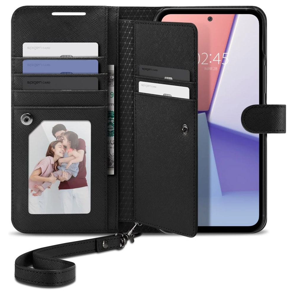 Hurtownia GSM - Etui Spigen Wallet S Plus Samsung Galaxy A54 5G Negru - SPN2829 - {ean13} - Hurt