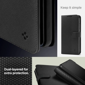 Hurtownia GSM - Etui Spigen Wallet S Plus Samsung Galaxy A54 5G Negru - SPN2829 - {ean13} - Hurt