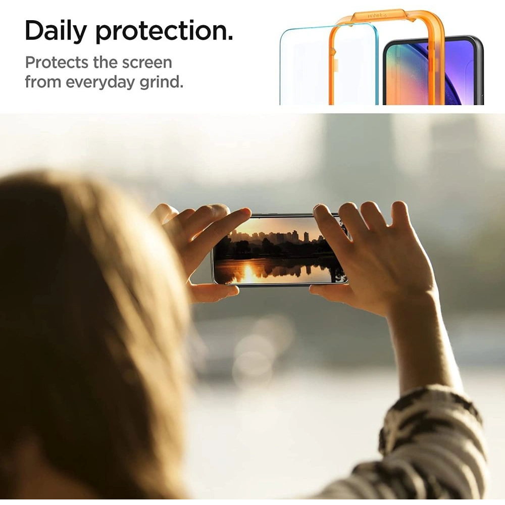 Hurtownia GSM - Tvrzené sklo Spigen GLAS.tR Slim AlignMaster Samsung Galaxy A54 5G Clear [2 PACK] - SPN2830 - {ean13} - Hurt