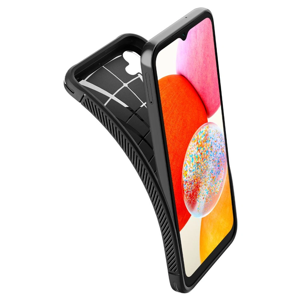 Hurtownia GSM - Etui Spigen Rugged Armor Samsung Galaxy A14 LTE Matt Schwarz - SPN2833 - {ean13} - Hurt