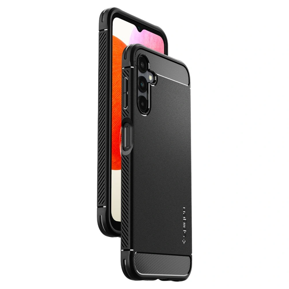 Hurtownia GSM - Etui Spigen Rugged Armor Samsung Galaxy A14 LTE Matt Schwarz - SPN2833 - {ean13} - Hurt