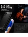 Wholesale Case Spigen Rugged Armor Samsung Galaxy A14 LTE Matte Black - SPN2833 - {ean13} - Hurt