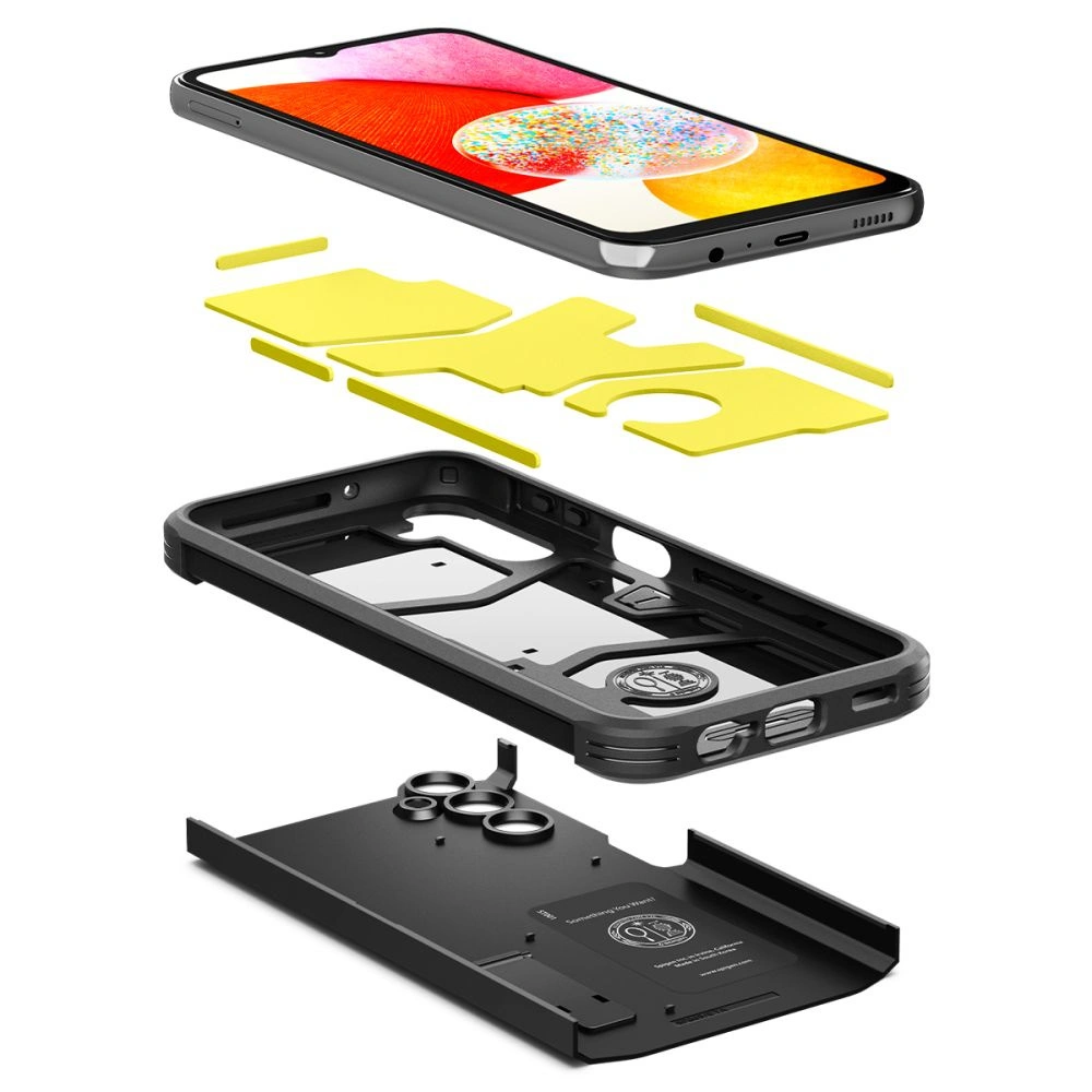 Hurtownia GSM - Etui Spigen Tough Armor Samsung Galaxy A14 LTE Schwarz - SPN2834 - {ean13} - Hurt