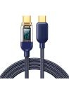 Cablul Joyroom S-CC100A4 USB-C/USB-C 100W 1,2m albastru