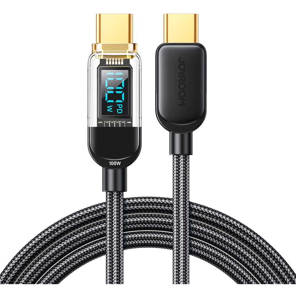 Hurtownia GSM - Cablul Joyroom S-CC100A4 USB-C/USB-C 100W 1,2m negru - JYR646 - {ean13} - Hurt