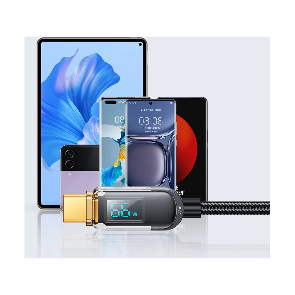 Hurtownia GSM - Kábel Joyroom S-AC066A4 USB-A/USB-C 66W 1,2m fekete - JYR647 - {ean13} - Hurt