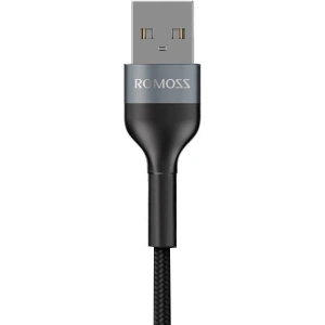 Hurtownia GSM - Cablul Romoss CB12B USB-A/Lightning 2.4A 1m (negru) - ROM54 - {ean13} - Hurt