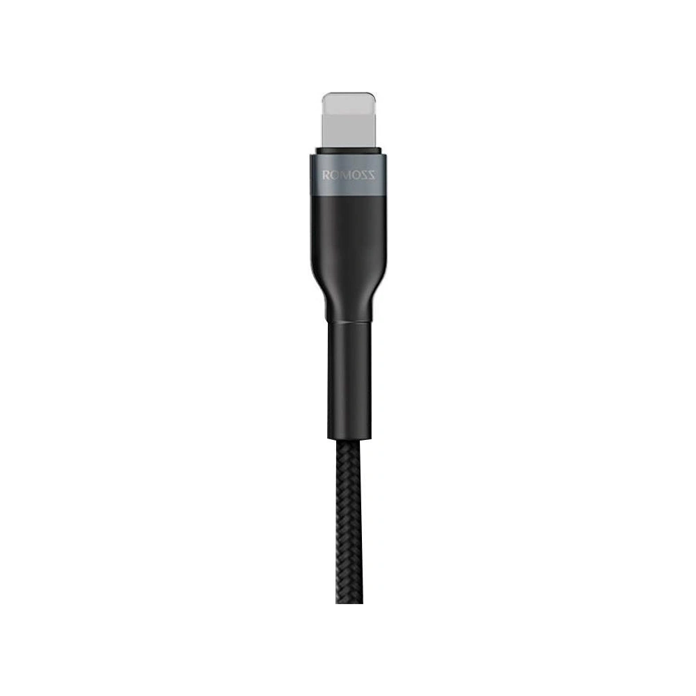 Hurtownia GSM - Kabel Romoss CB12B USB-A/Lightning 2.4A 1m (černý) - ROM54 - {ean13} - Hurt