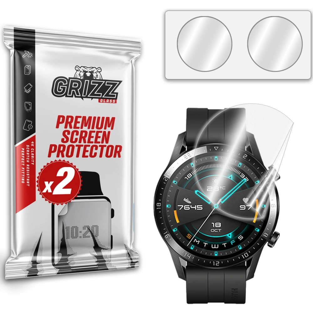 Hurtownia GSM - Cserépfólia GrizzGlass CeramicFilm Huawei Watch GT2 46mm-hez - GRZ4418 - {ean13} - Hurt