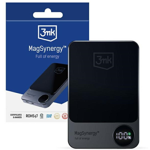 3MK Distributor - 5903108497381 - 3MK4706 - Powerbank 3MK MagSynergy 10000mAh MagSafe - B2B homescreen