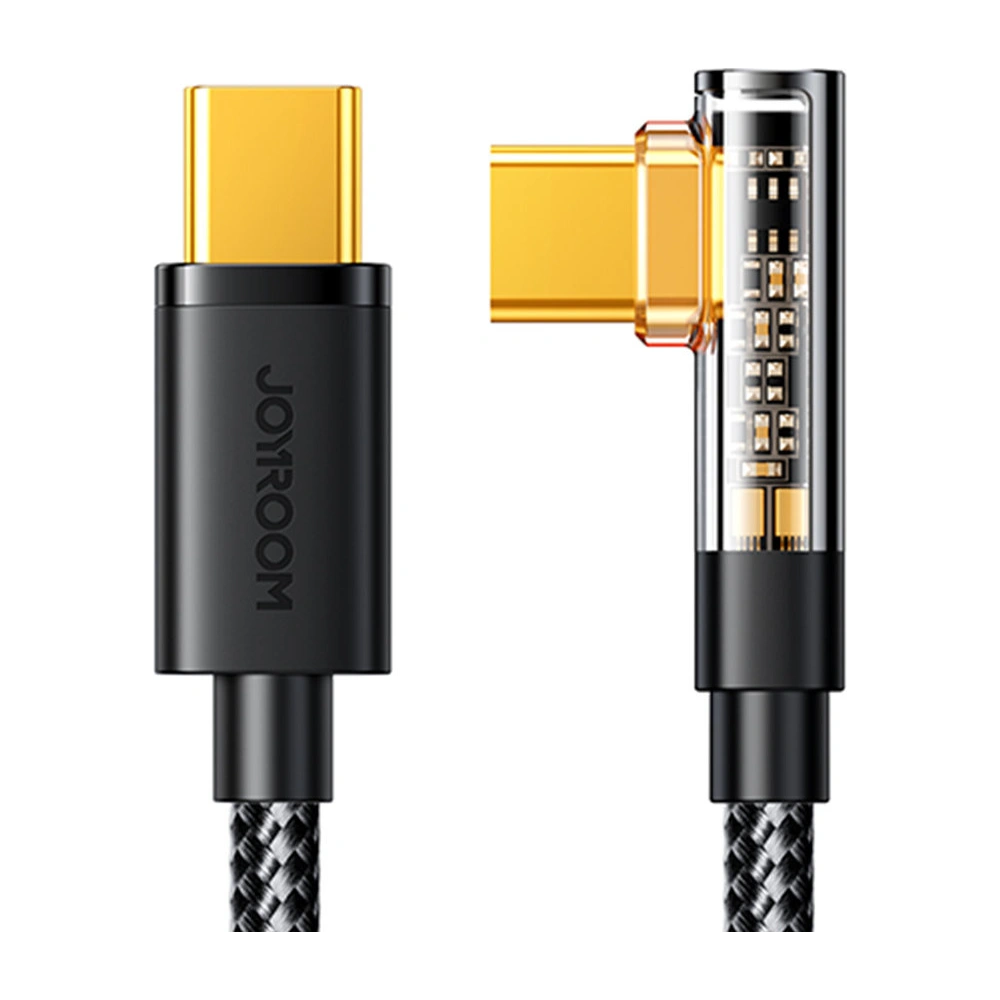 Hurtownia GSM - Kabel winkel Joyroom S-CC100A6 USB-C/USB-C 100W 1,2m schwarz - JYR651 - {ean13} - Hurt