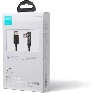 Winkelkabel Joyroom S-CL020A6 Lightning/USB-C 20W 1,2m schwarz