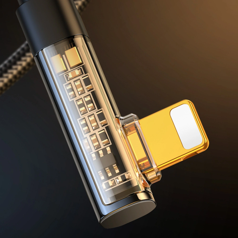 Hurtownia GSM - Kabel úhlový Joyroom S-UL012A6 Lightning/USB-A 2.4A 1,2m černý - JYR653 - {ean13} - Hurt