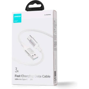 Hurtownia GSM - Kabel Joyroom S-UC027A10 A10 Series USB-C/USB-A 3A 3m biały - JYR654 - {ean13} - Hurt