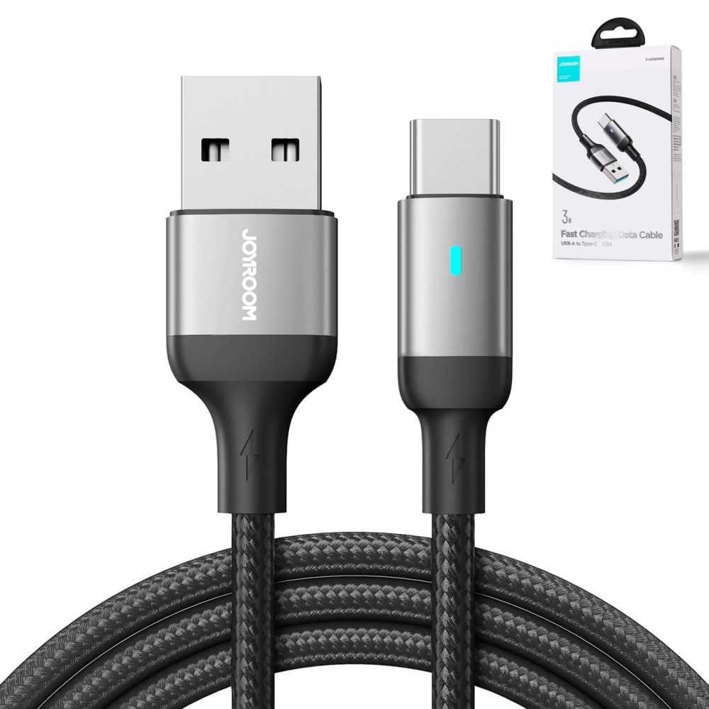 Hurtownia GSM - Kabel Joyroom A10 Series USB-A/USB-C 3A 1,2m černý - JYR661 - {ean13} - Hurt