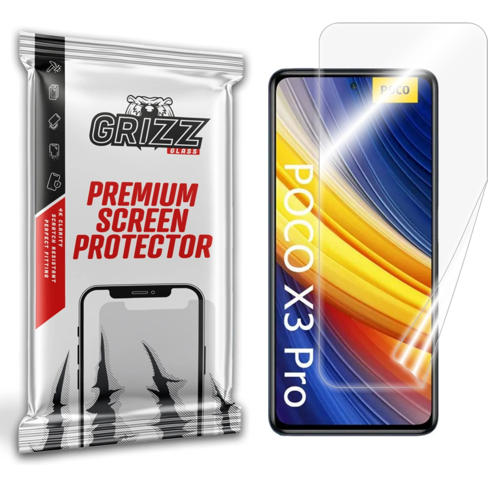 Hurtownia GSM - Cserép fólia GrizzGlass CeramicFilm Xiaomi POCO X3 Pro-hoz - GRZ4465 - {ean13} - Hurt