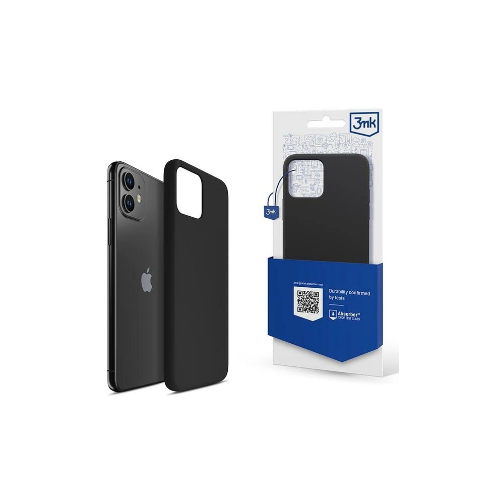 Hurtownia GSM - Etui 3MK Silicone Case Apple iPhone 11 czarny/black - 3MK4707 - {ean13} - Hurt