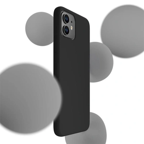 Etui 3MK Silicone Case Apple iPhone 11 czarny/black
