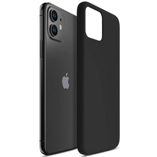 Etui 3MK Silicone Case Apple iPhone 11 czarny/black