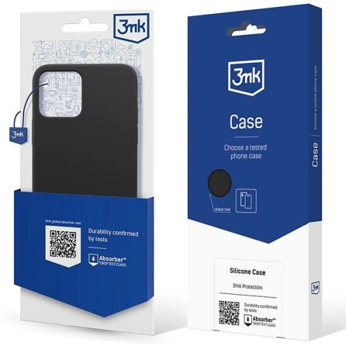 Etui 3MK Silicone Case Apple iPhone 11 czarny/black