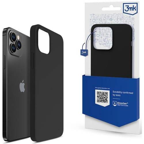 3MK Distributor - 5903108499026 - 3MK4708 - Case 3MK Silicone Case Apple iPhone 12 Pro Max black/black - B2B homescreen