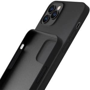 Hurtownia GSM - Etui 3MK silikonový kryt Apple iPhone 12 Pro Max černý/black - 3MK4708 - {ean13} - Hurt