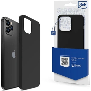 Hurtownia GSM - Etui 3MK silikonový kryt Apple iPhone 12/12 Pro černý/black - 3MK4709 - {ean13} - Hurt