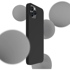 Hurtownia GSM - Etui 3MK silikonový kryt Apple iPhone 12/12 Pro černý/black - 3MK4709 - {ean13} - Hurt