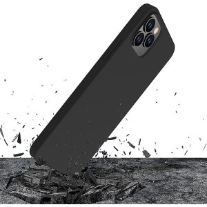 Hurtownia GSM - Etui 3MK silikonový kryt Apple iPhone 12/12 Pro černý/black - 3MK4709 - {ean13} - Hurt