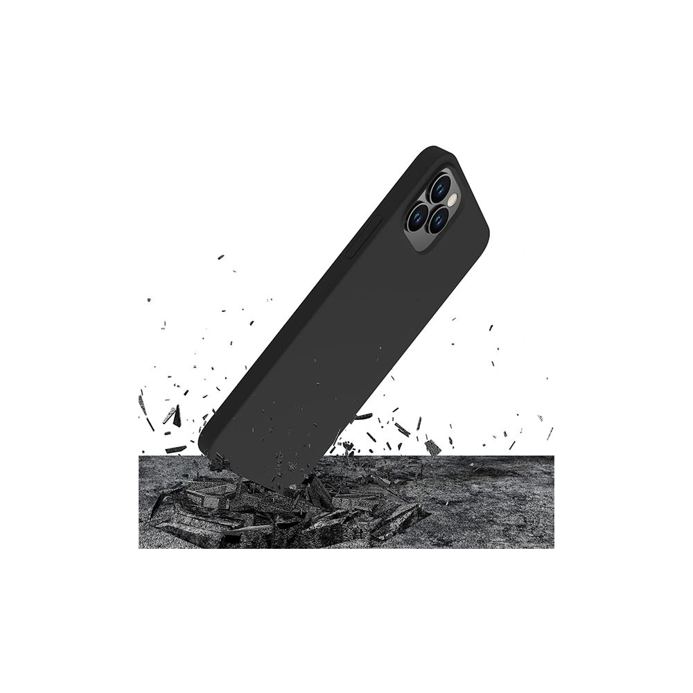 Hurtownia GSM - Etui 3MK silikonový kryt Apple iPhone 12/12 Pro černý/black - 3MK4709 - {ean13} - Hurt