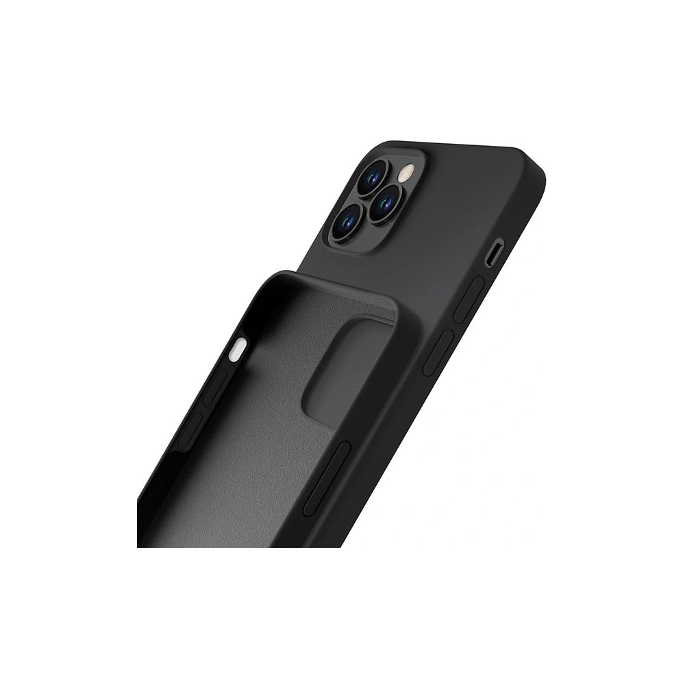 Hurtownia GSM - Etui 3MK silikonový kryt Apple iPhone 12/12 Pro černý/black - 3MK4709 - {ean13} - Hurt
