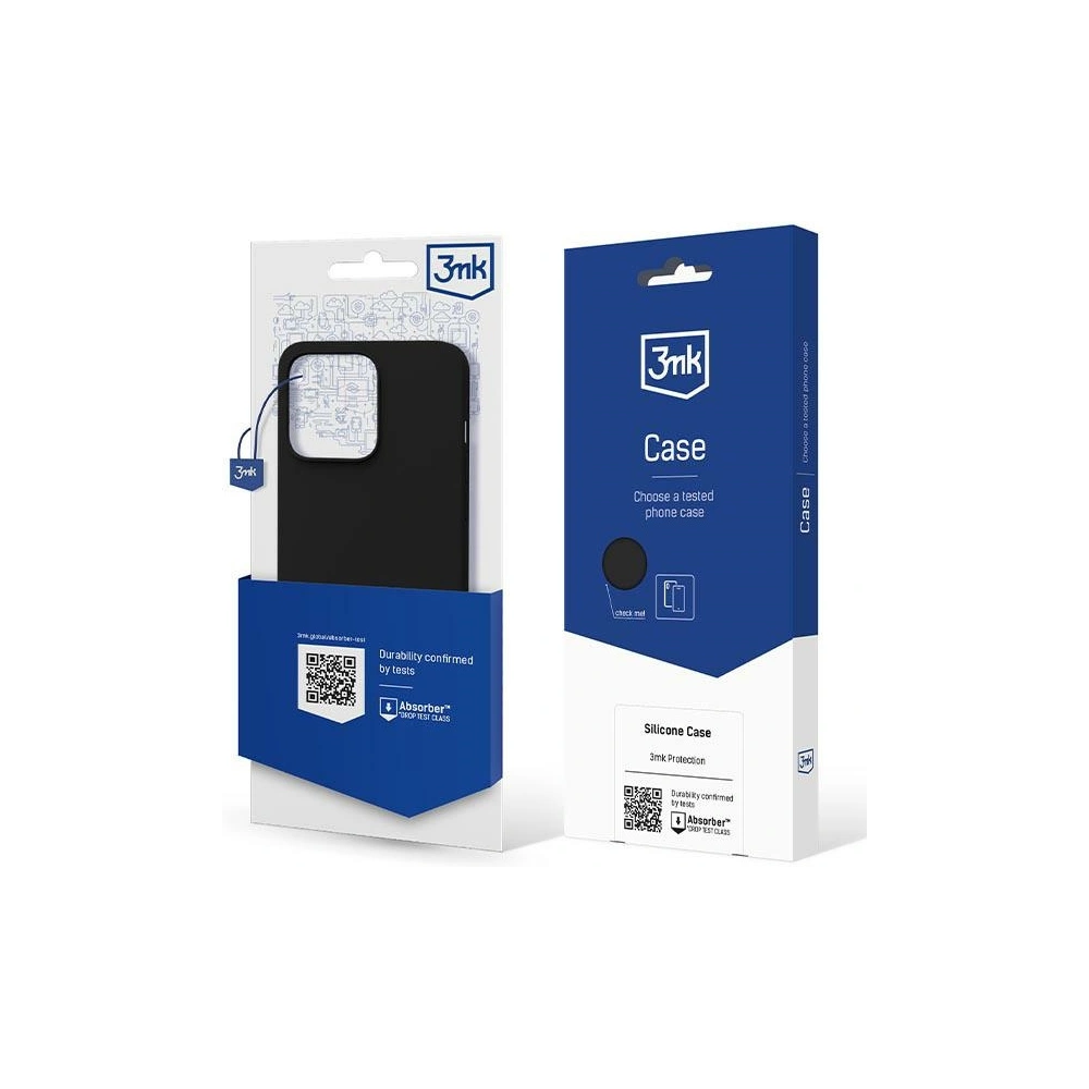 Hurtownia GSM - Etui 3MK Silicone Case Apple iPhone 12/12 Pro negru/black - 3MK4709 - {ean13} - Hurt