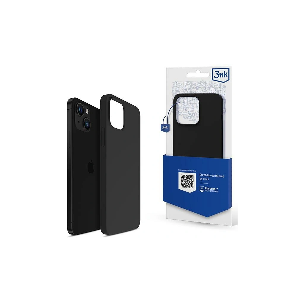 Hurtownia GSM - Etui 3MK silikonový kryt Apple iPhone 13 mini černý/black - 3MK4711 - {ean13} - Hurt