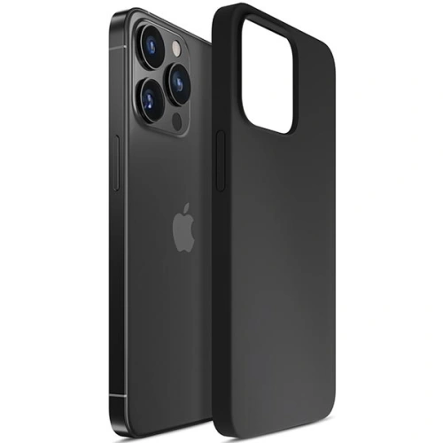 Etui 3MK Silicone Case Apple iPhone 13 Pro czarny/black