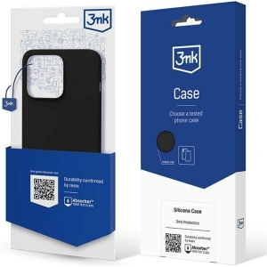 Etui 3MK Silicone Case Apple iPhone 13 Pro czarny/black