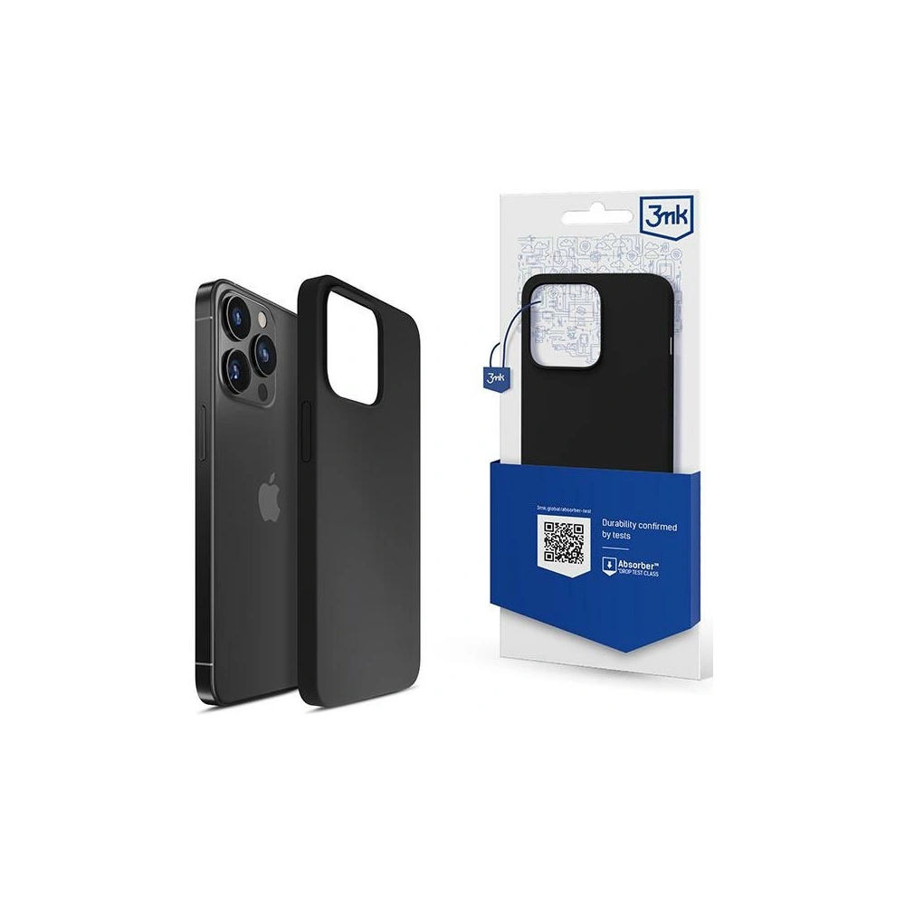 Hurtownia GSM - Etui 3MK silikonový kryt Apple iPhone 13 Pro Max černý/black - 3MK4713 - {ean13} - Hurt